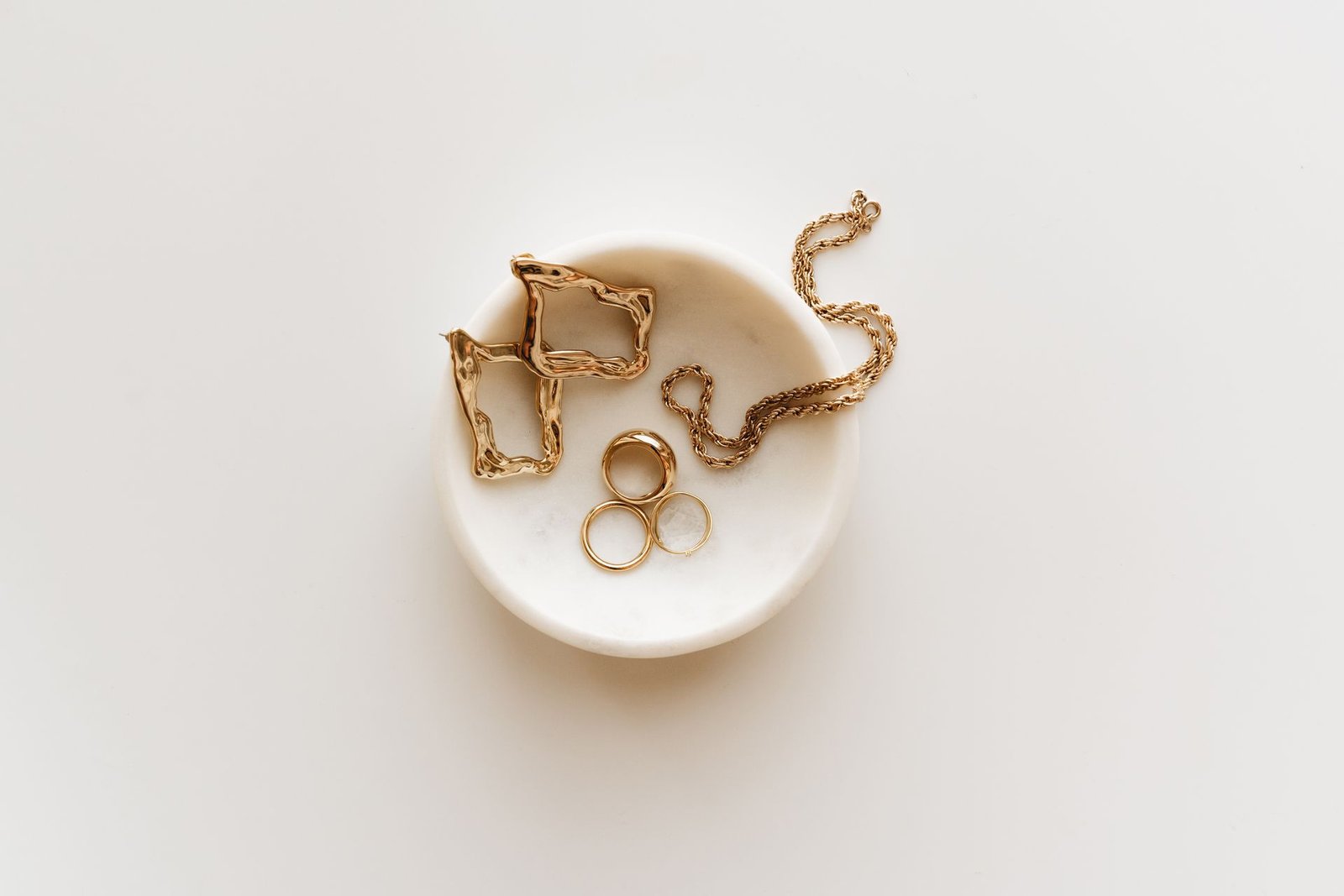 Jewellery flat lay